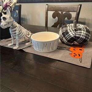 Rae Dunn Cream Dog Bowl - All Mine